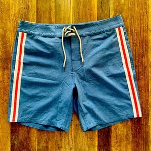 FAHERTY retro striped Board Shorts 🌊